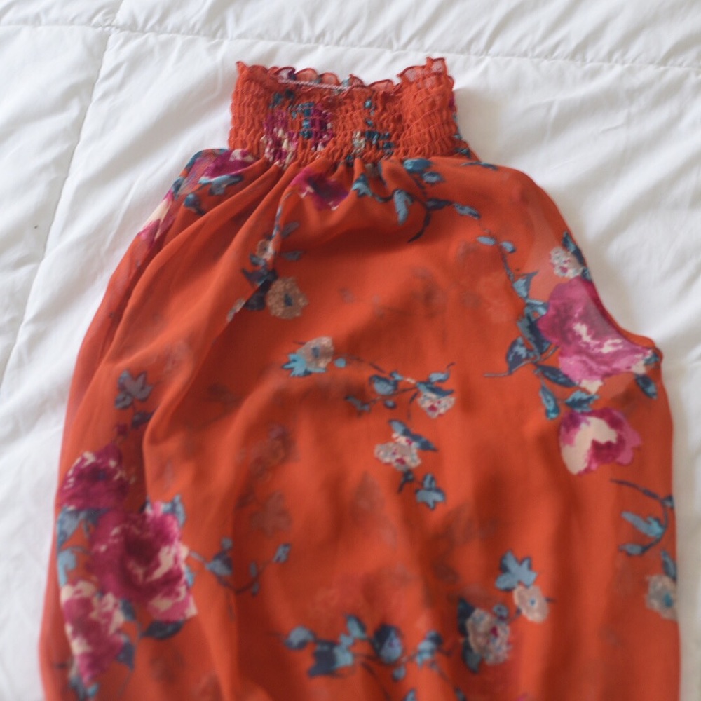 Sheer floral BoDysuit